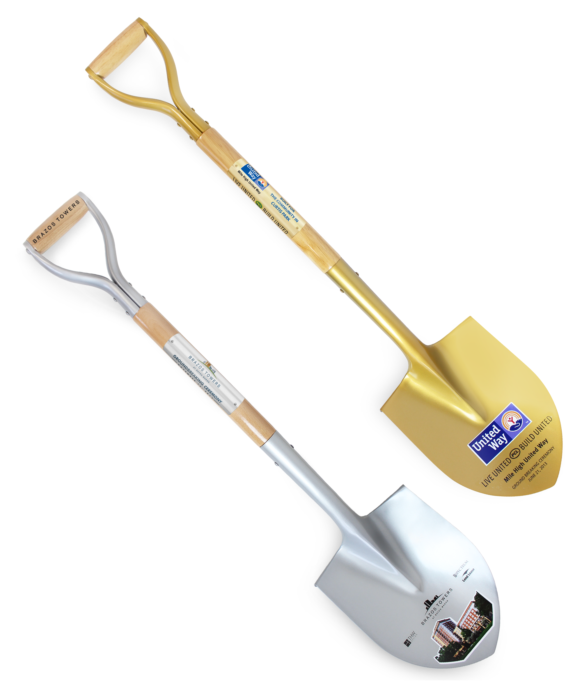 Spade Color: Gold & Silver Finish