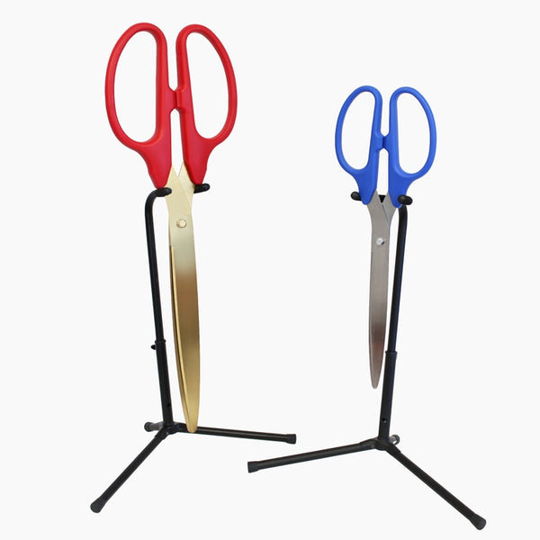 Black Finish Ceremonial Scissors Vertical Display Stand - Engraving, Awards  & Gifts