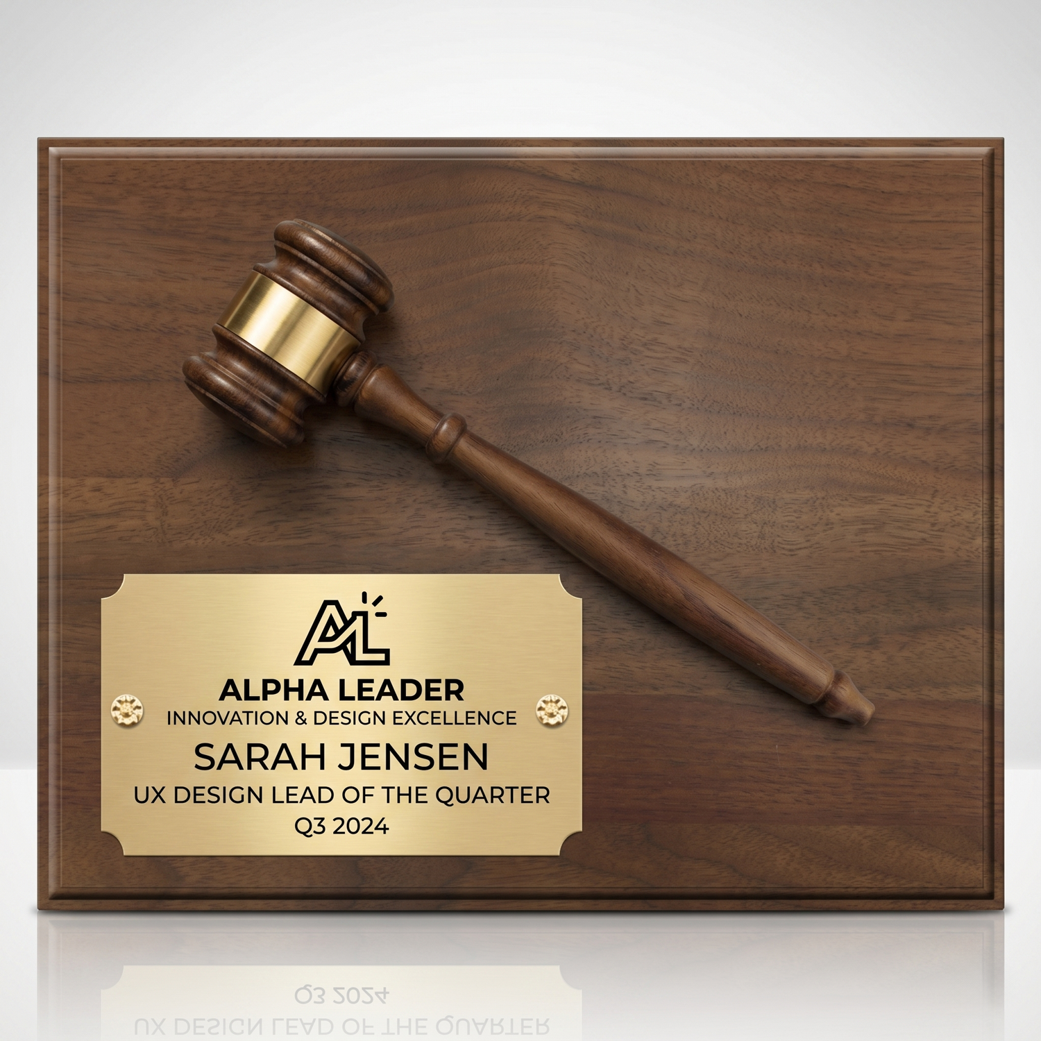 10-x-8-Genuine-Walnut-Gavel-Plaque-with-Bright-Gold-Plate
