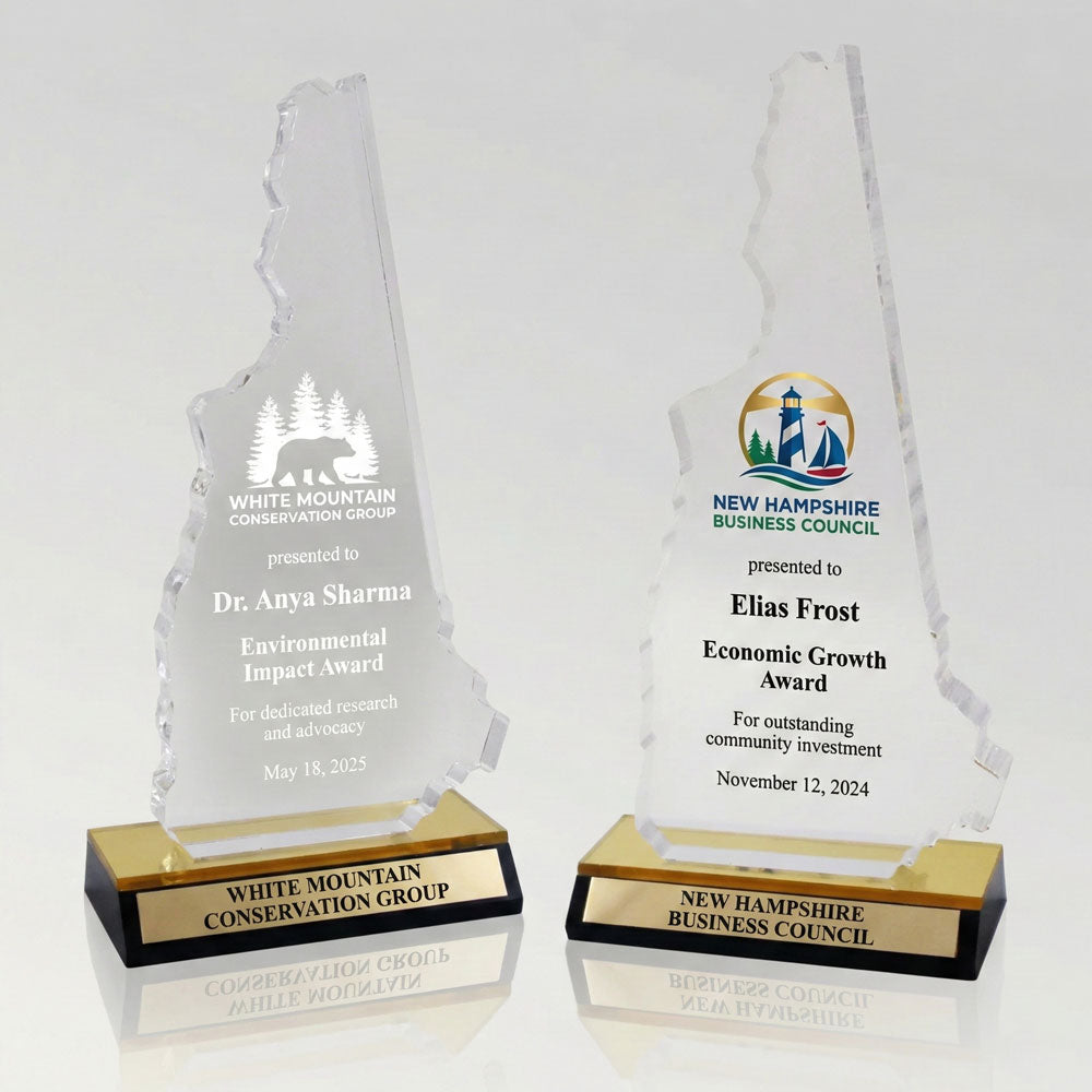 10" New Hampshire Acrylic Award