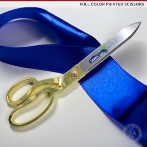10-1/2" Ceremonial Ribbon Cutting Scissors