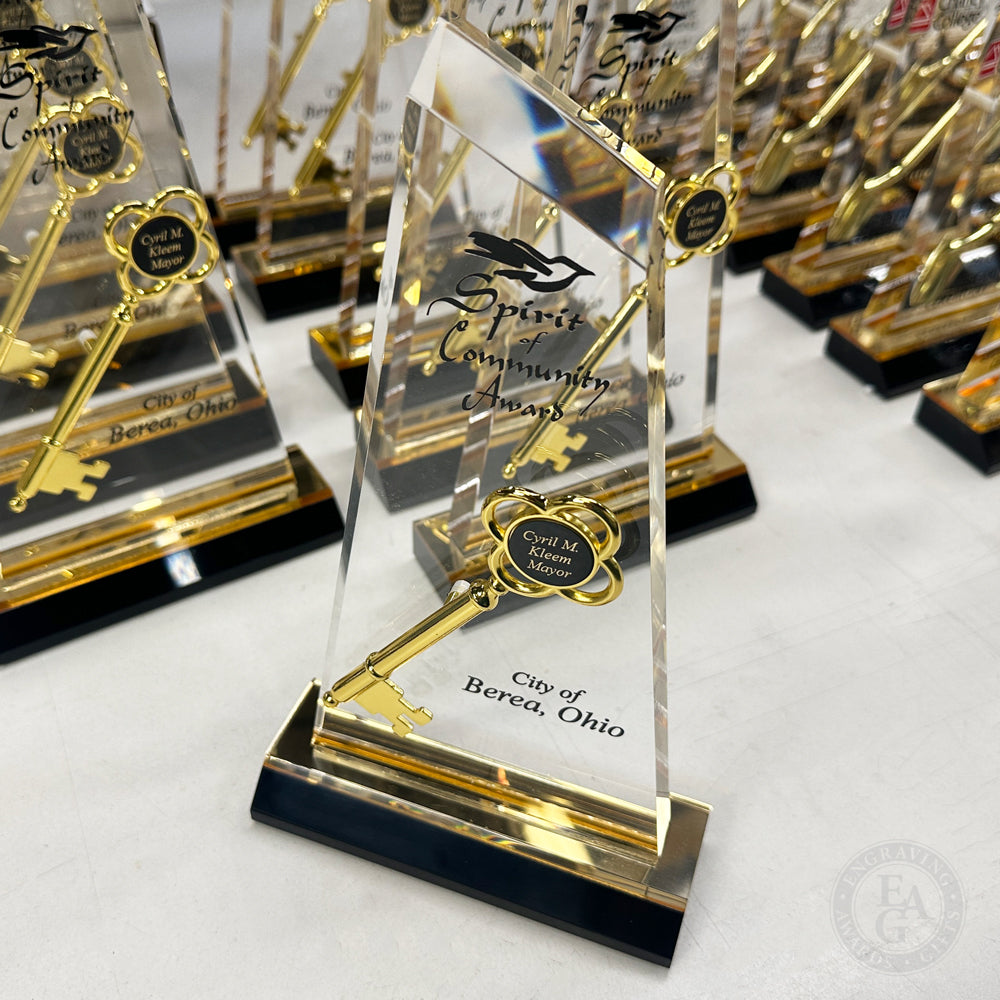 Ceremonial Acrylic Key Award - Engraving, Awards & Gifts