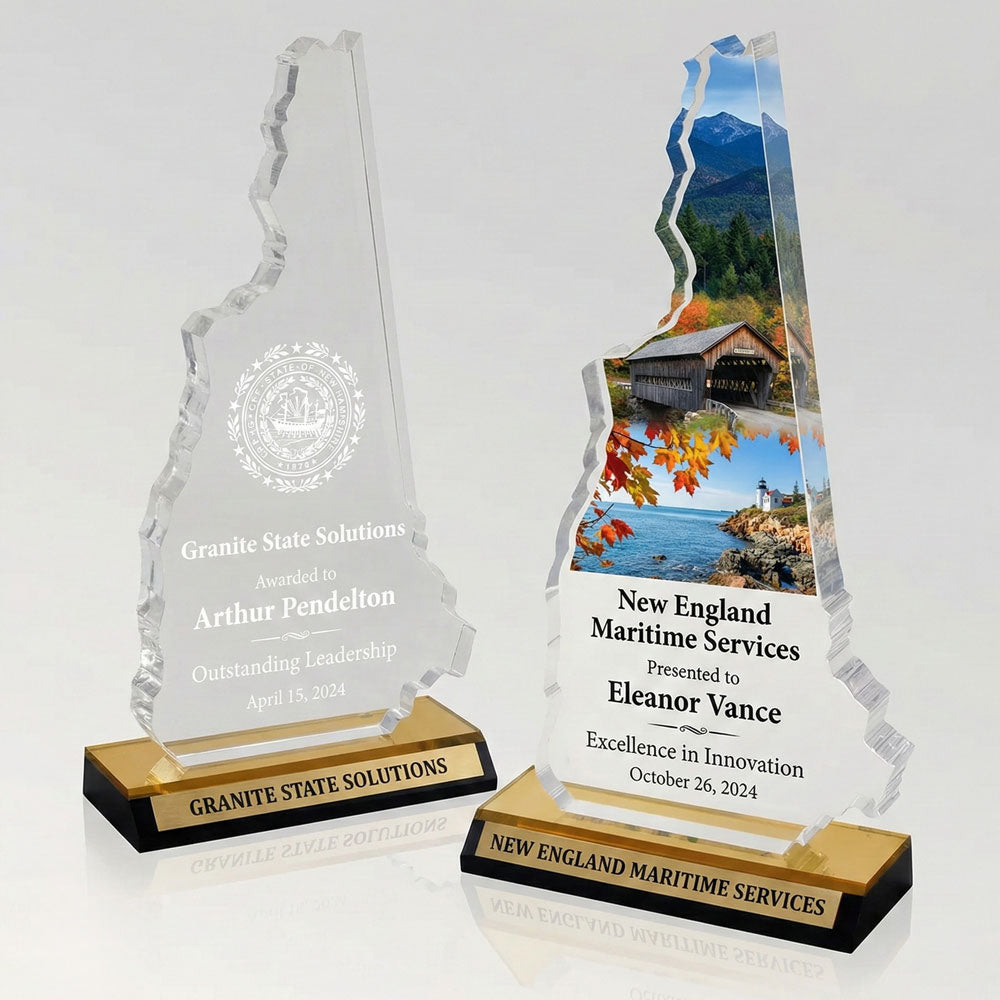 11" New Hampshire Acrylic Award