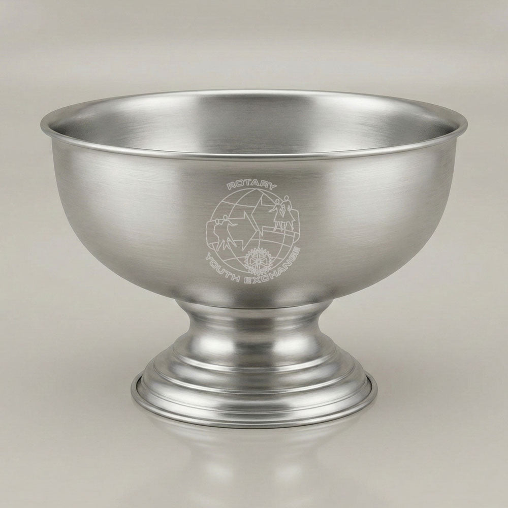 12" Diameter Pewter Revere Bowl - Punch Bowl Base
