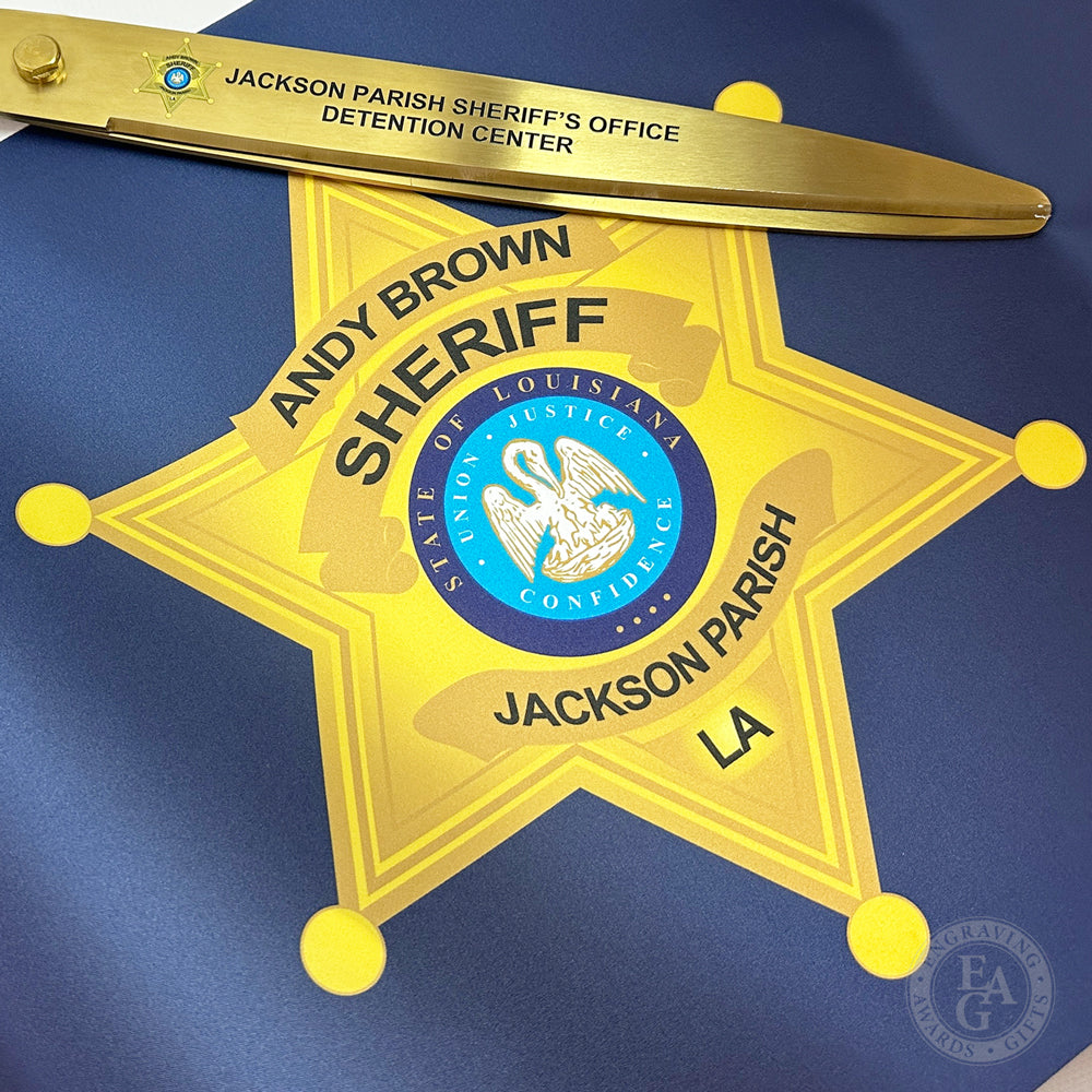 18" Custom Full Color Printed Ribbon Engraving, Awards & Gifts