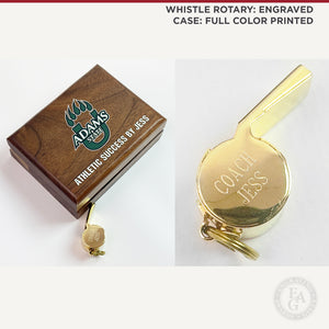 24 KT Gold Plated Whistle Award
