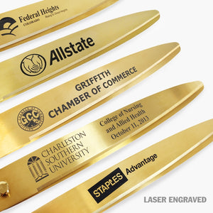 Laser Engraved Gold Blades
