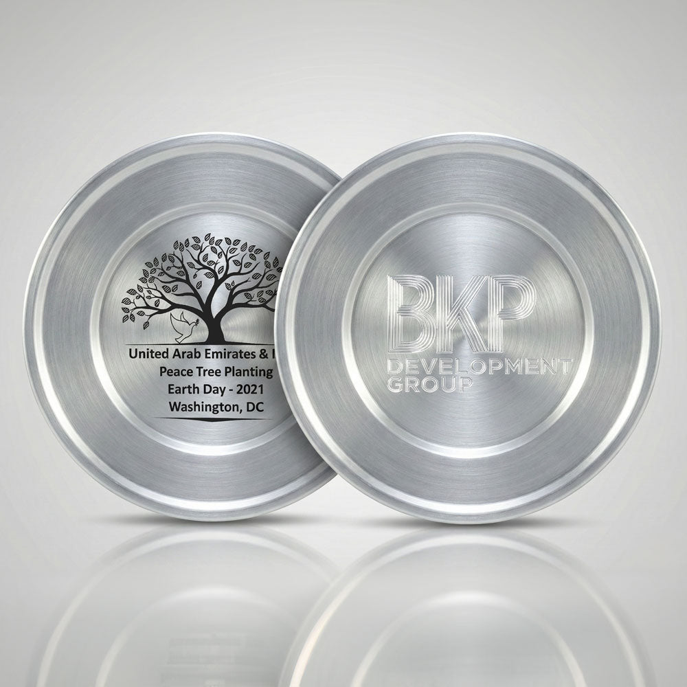 3.75" Diameter Pewter Mini Plate