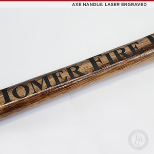 36" Cast Bronze Firefighter Retirement Axe