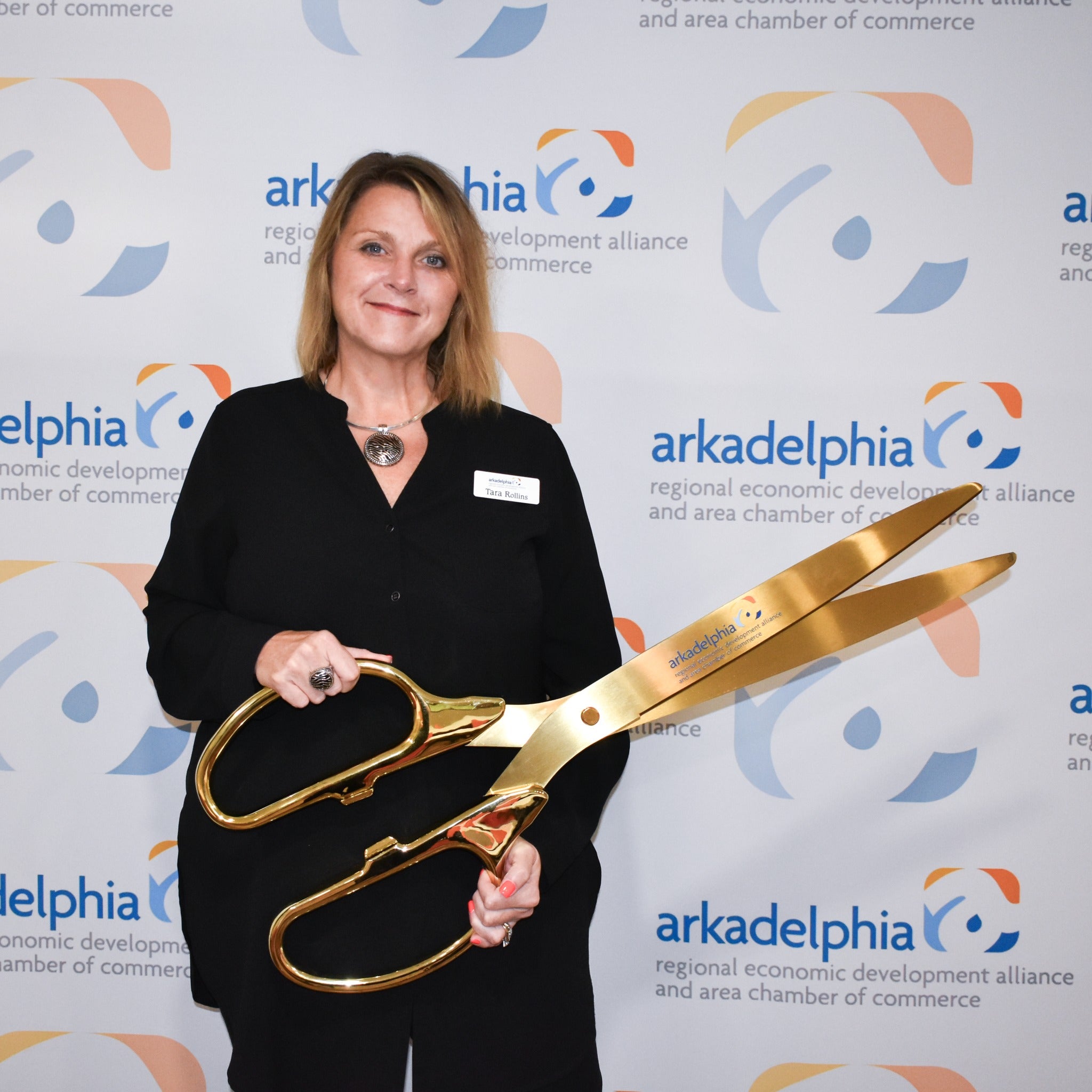 36 Gold Ribbon Cutting Scissors with Gold Blades