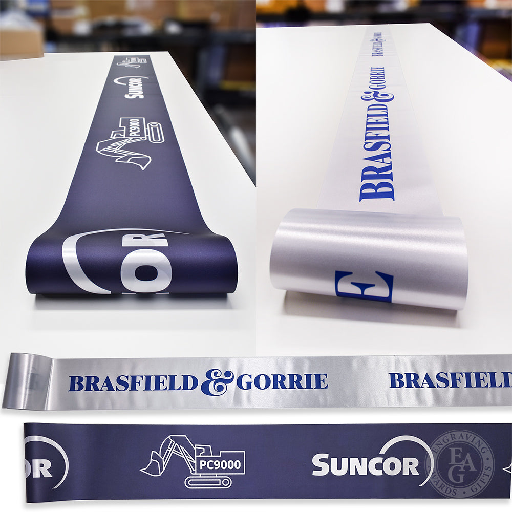 6" and 10" Full Color Printed Ribbon