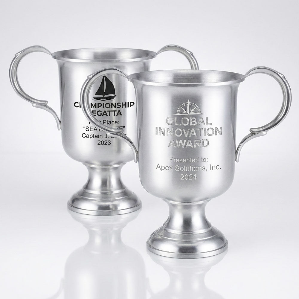 8" Pewter Trophy Cup