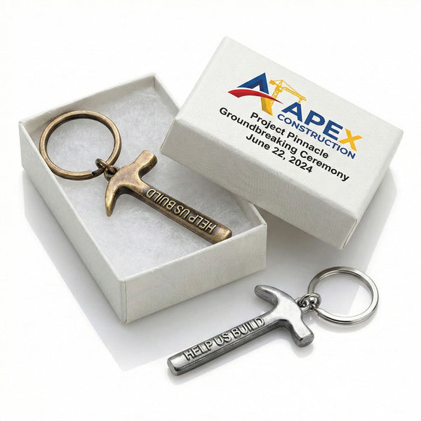 アクセサリー Hamer's BOOTLEG CAR EMBLEM PENDANT Ceremonial Hammer Keychain - Engraving, Awards & Gifts