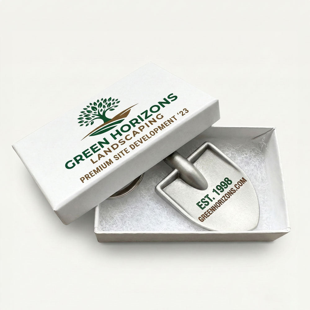 Custom Cast Shovel Spade Keychains