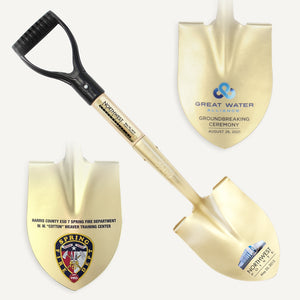 Gold Painted Groundbreaking Shovel - Small