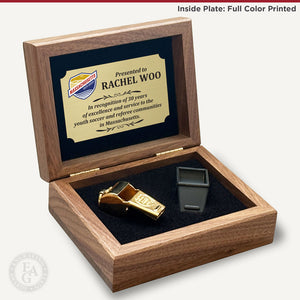 24 KT Gold Plated Whistle Award