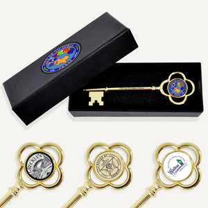 5-1/2" Gold Plated Ceremonial Key