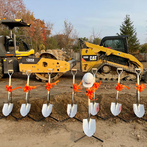 Orange Bows for Large Shovels
