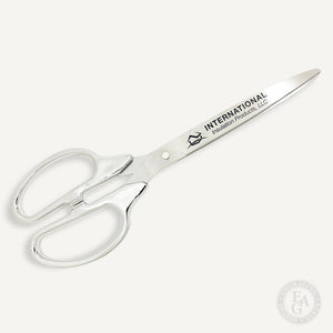 36" Chrome Plated Ribbon Cutting Scissors with Silver Blades