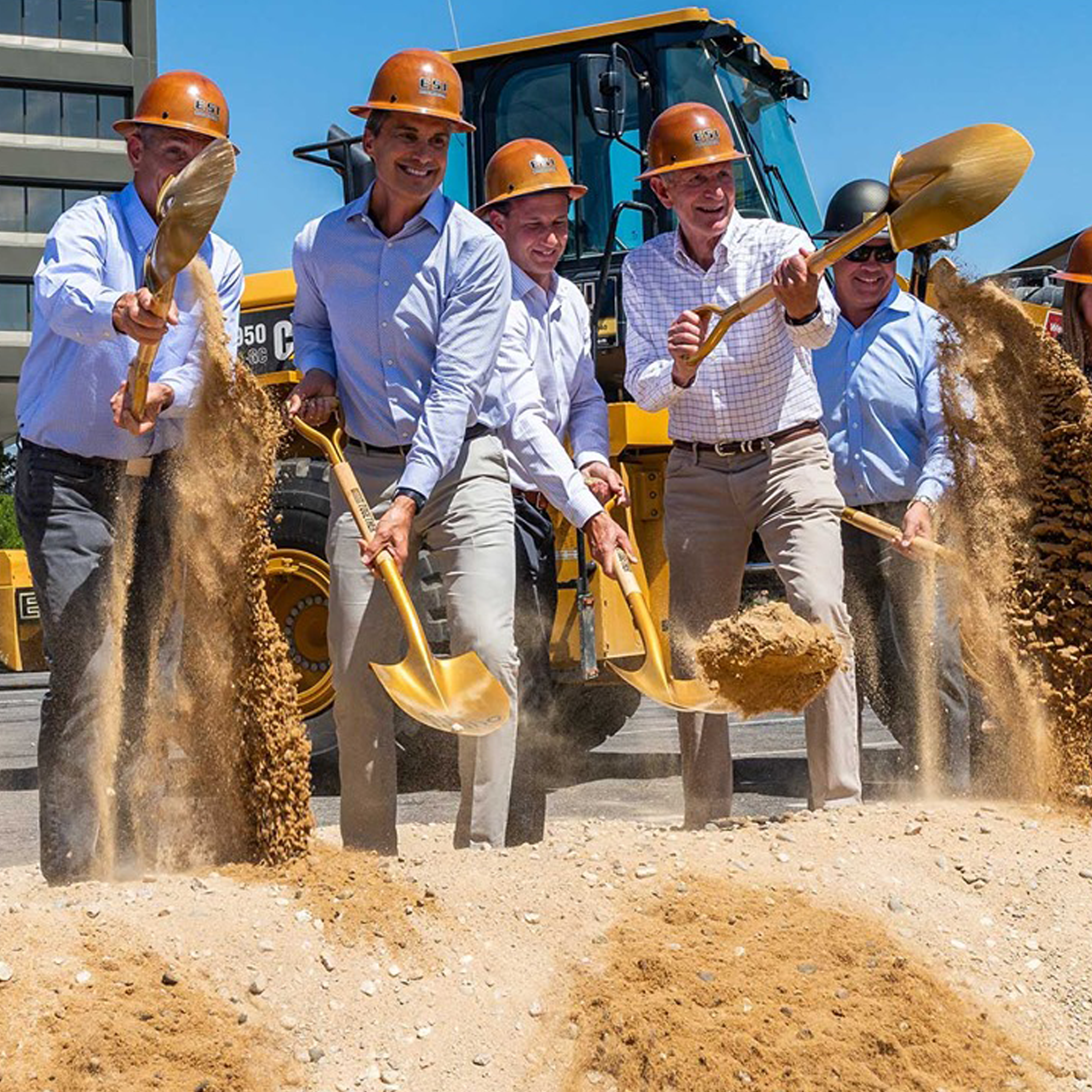 Ceremonial Groundbreaking Shovel - Dhandle