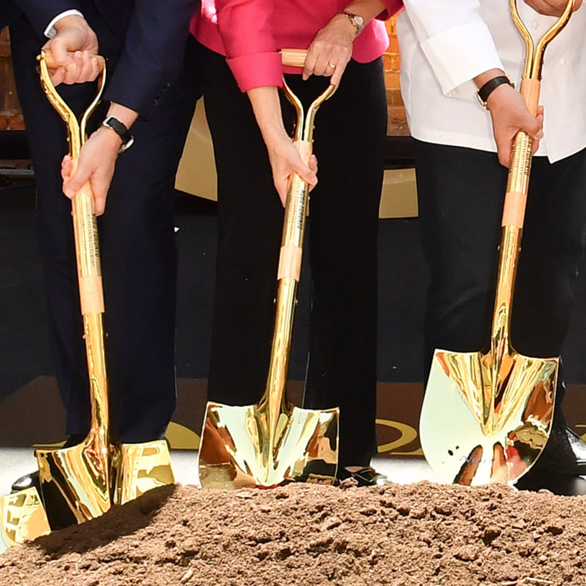 Ceremonial Groundbreaking Shovel - Gold Plated