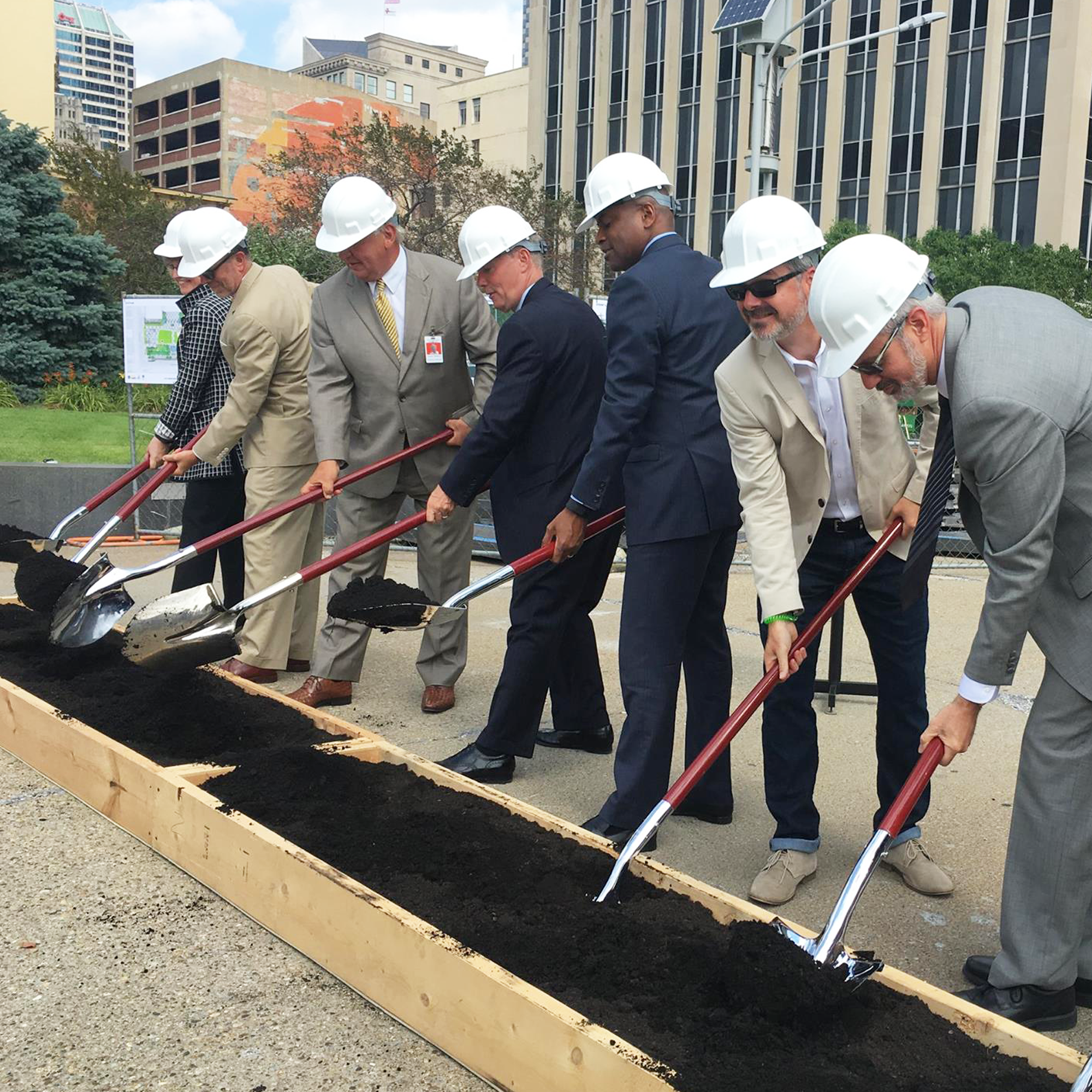 Ceremonial Groundbreaking Shovel - Long Handle
