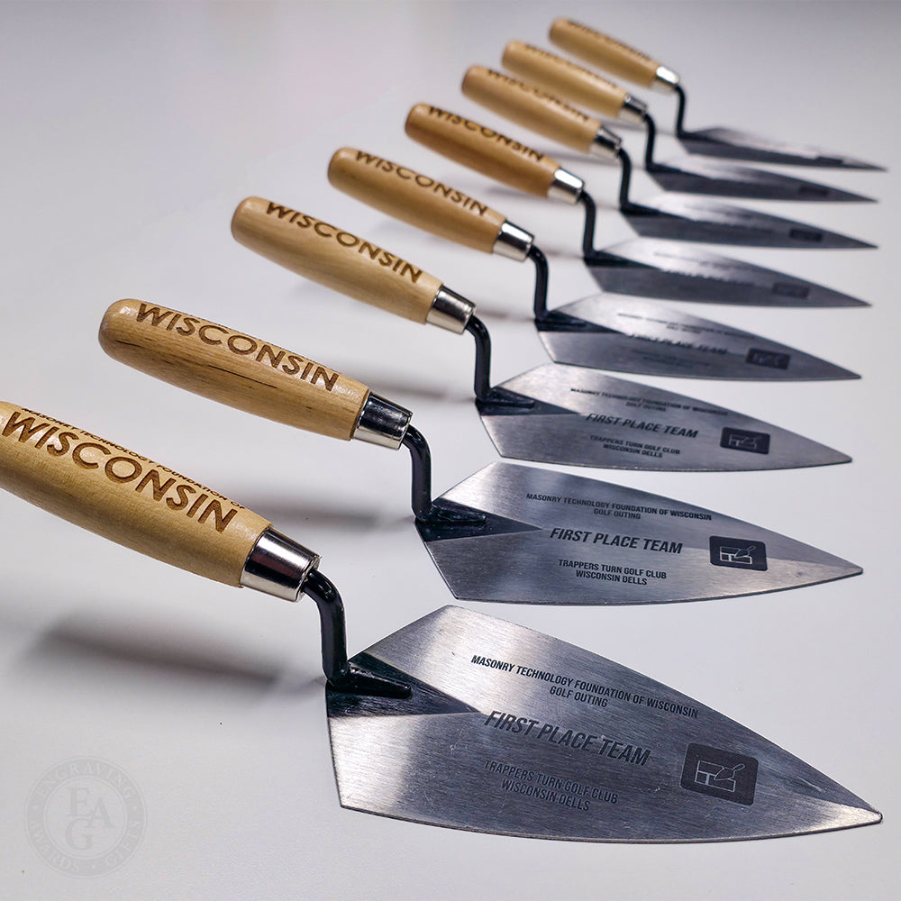 engraved garden trowel 12