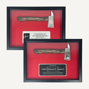 Display Case for 15" Chrome Plated Ceremonial Axes