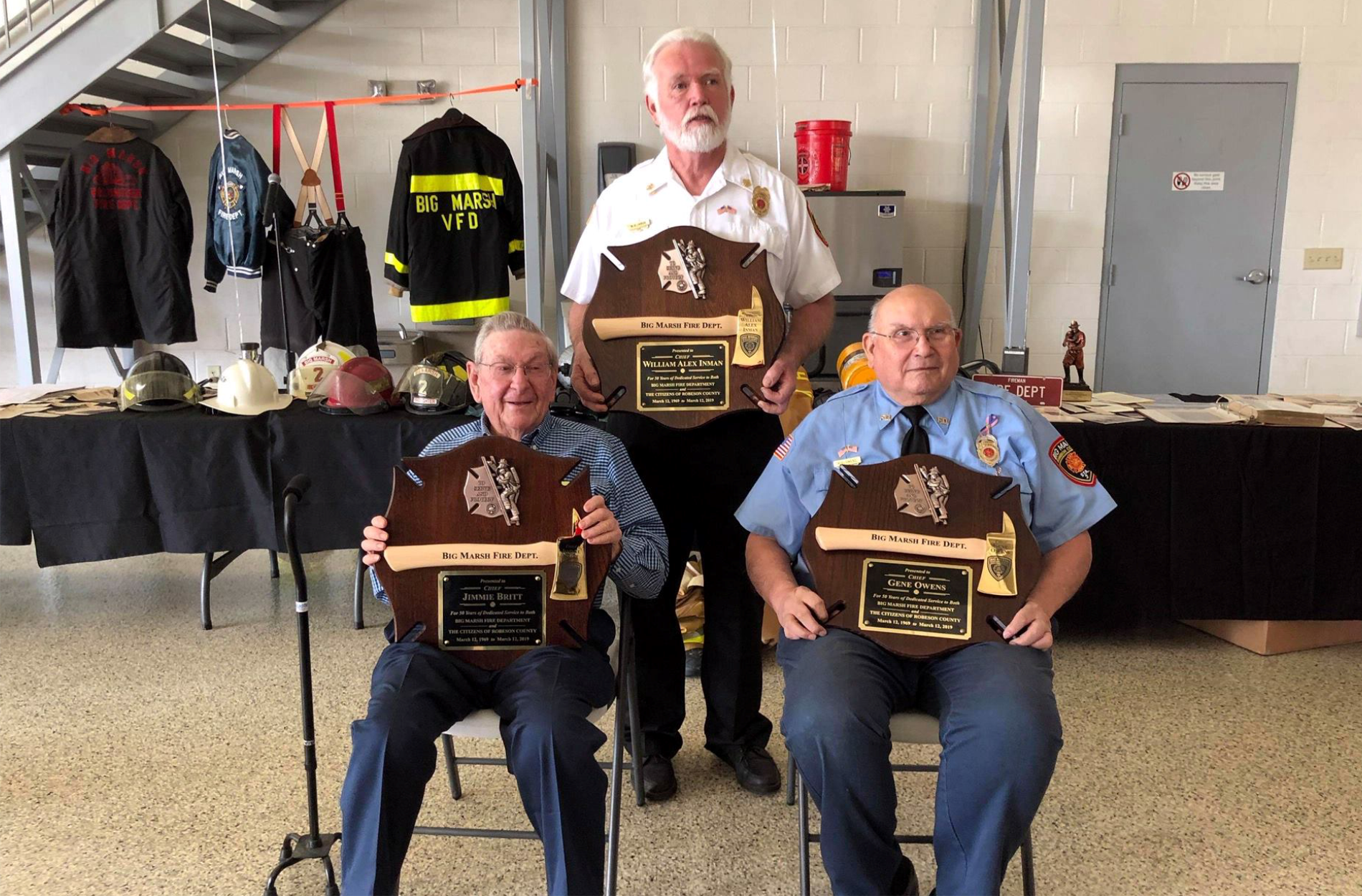 Firefighter Maltese Plaque Award