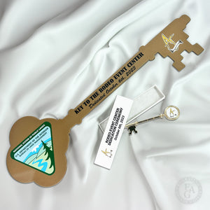 5-3/8" Gold Plated Ceremonial Key
