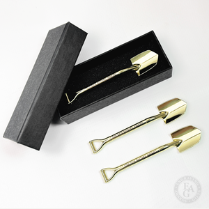 5-1/2" Gold Miniature Ceremonial Shovels