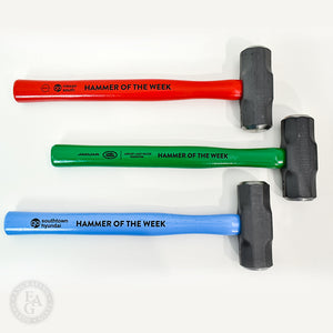 Hammer of the Week! Painted handle with printing for this customer. What a great idea to reward your sales team!
