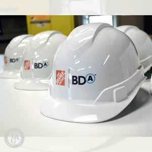 Round Front Hard Hat with Full Color Applique