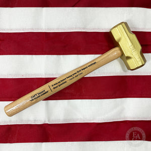 Small Gold Painted Sledgehammer