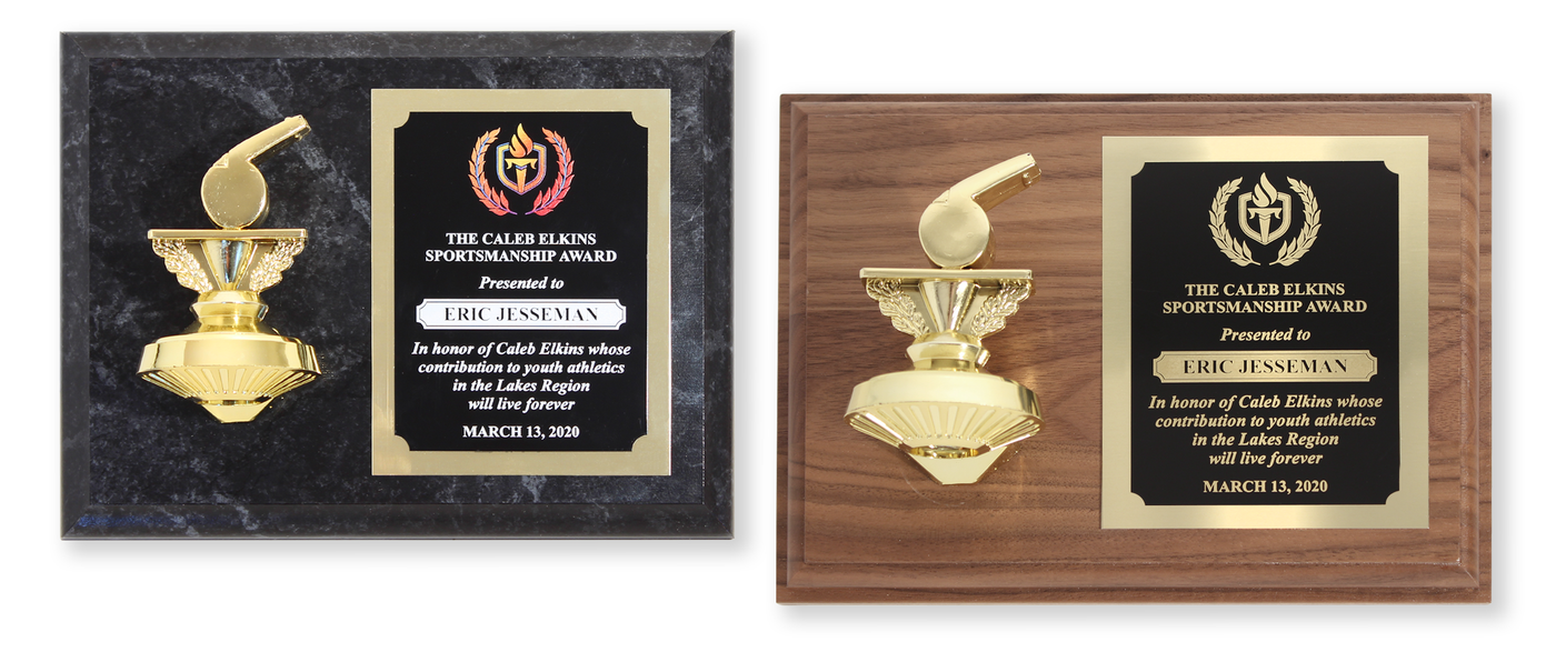 Whistle Award Plaques