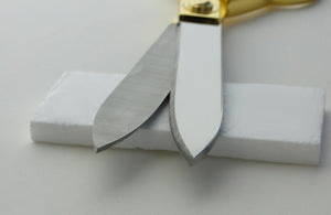 10-1/2" Ceremonial Ribbon Cutting Scissors - Scissor Tips