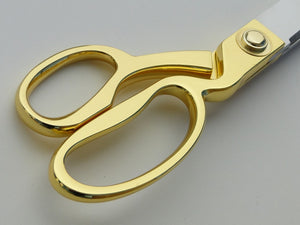 10-1/2" Ceremonial Ribbon Cutting Scissors - Gold Handle