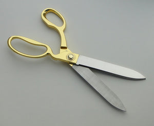 10-1/2" Ceremonial Ribbon Cutting Scissors - Open