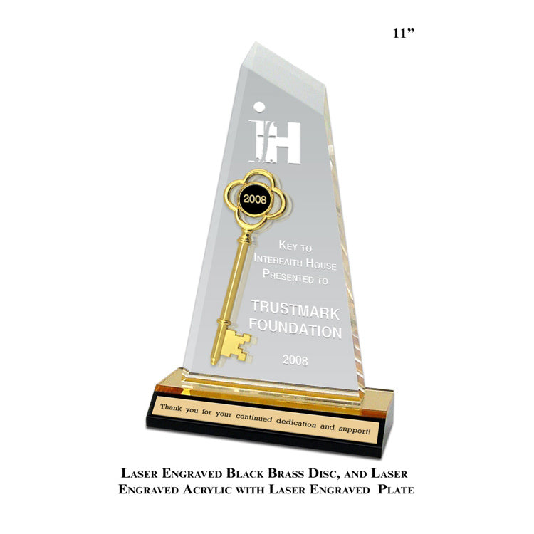Ceremonial Acrylic Key Award - Engraving, Awards & Gifts