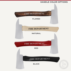 Firefighter Axe Walnut Pedestal Award - Handle Color Options