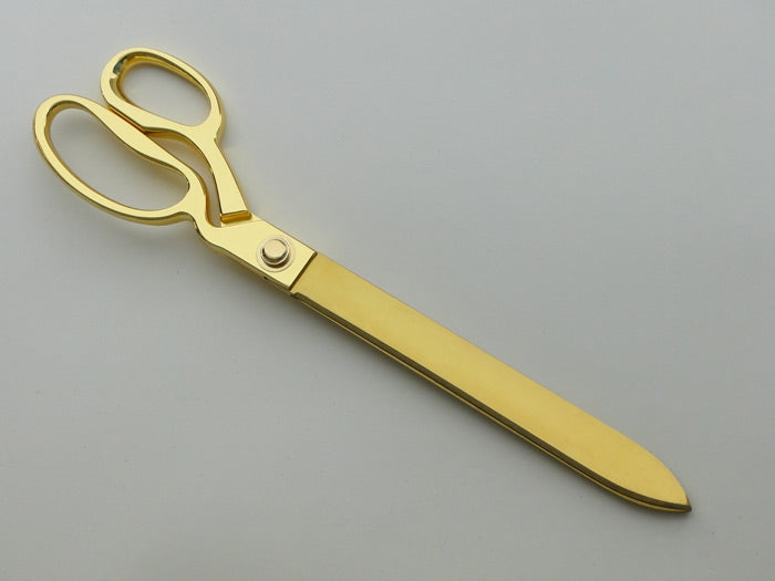 BIG, CHEAP 30 Inch Ribbon Cutting Ceremonial Scissors - Golden