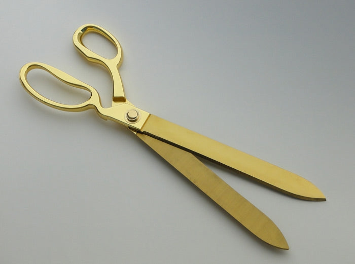 Grand Opening Ceremonial Golden Blade Ribbon Cutting Scissors  Ceremonial  Groundbreaking, Grand Opening , Crowd Control & Memorial Supplies