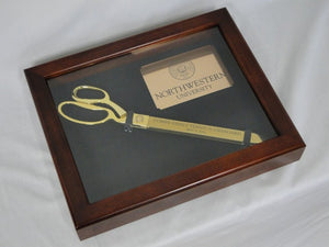 Display Case for 15" Gold Ceremonial Scissors