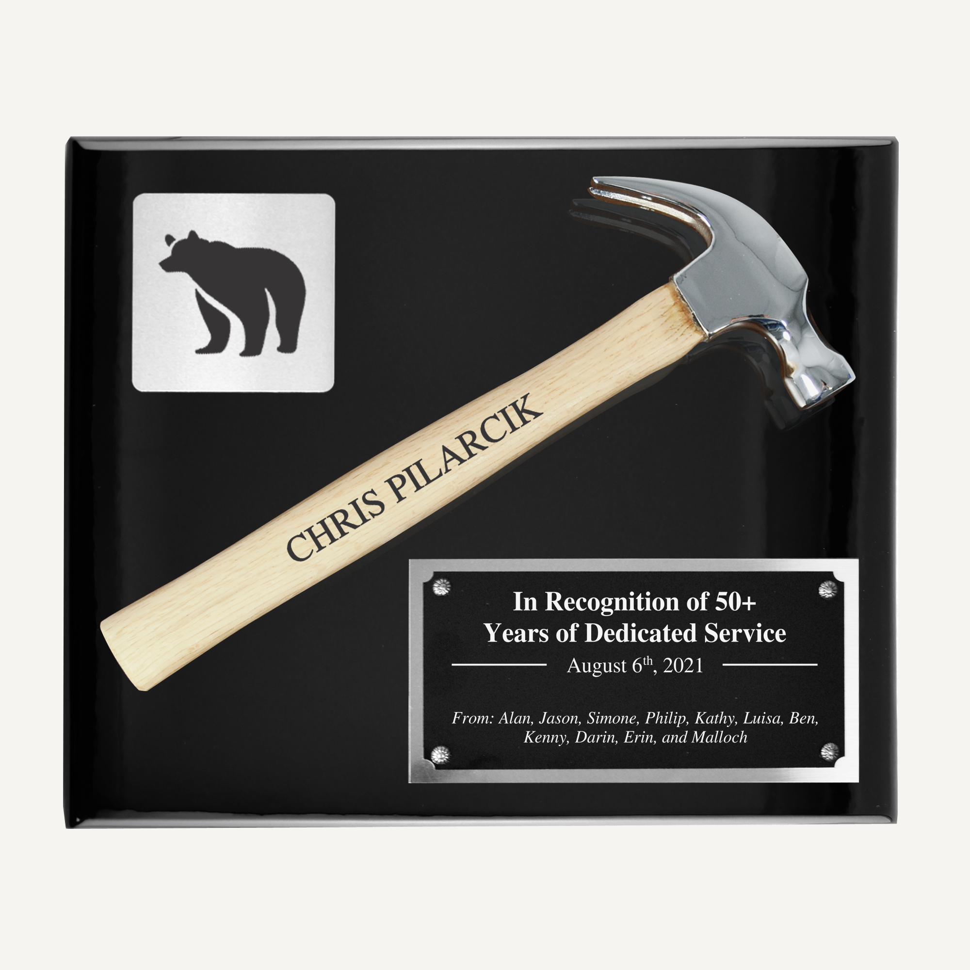 Custom Painted Traditional Hammer - Painted Handle - Engraving, Awards &  Gifts