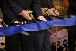 20" Ceremonial Ribbon Cutting Scissors Event