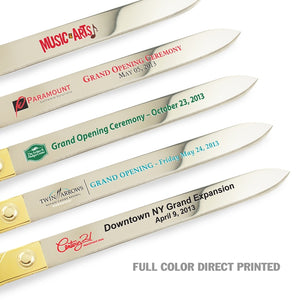 20" Ceremonial Ribbon Cutting Scissors Full Color Printed