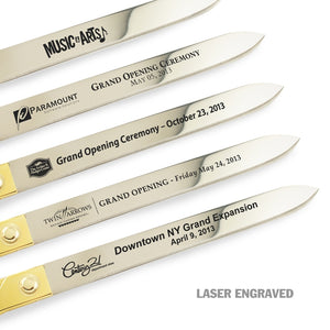 20" Ceremonial Ribbon Cutting Scissors Laser Engraved