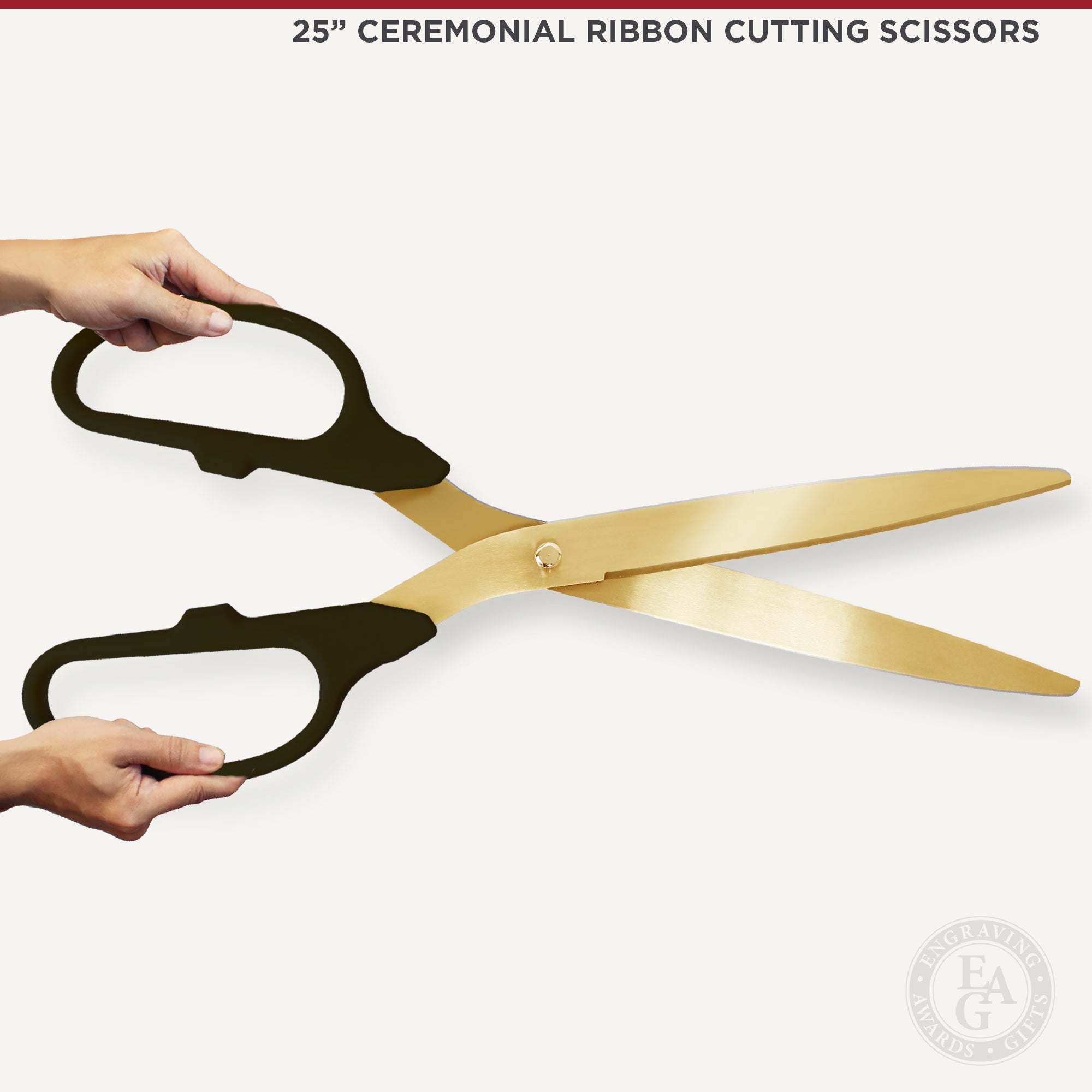Golden Handle Stainless Steel Ceremonial Scissors