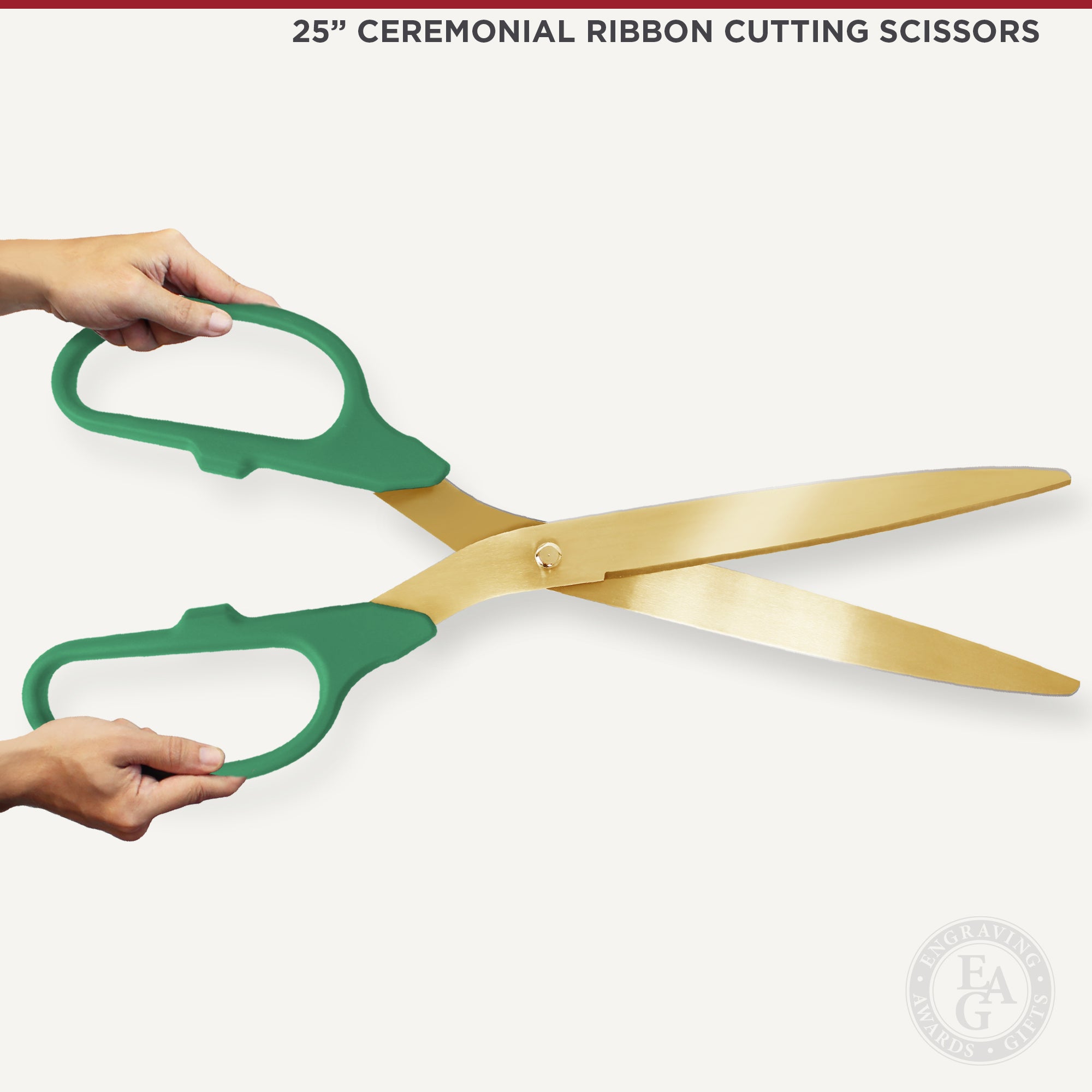 Holidazed Scissors (TM) - Green Stripe Design