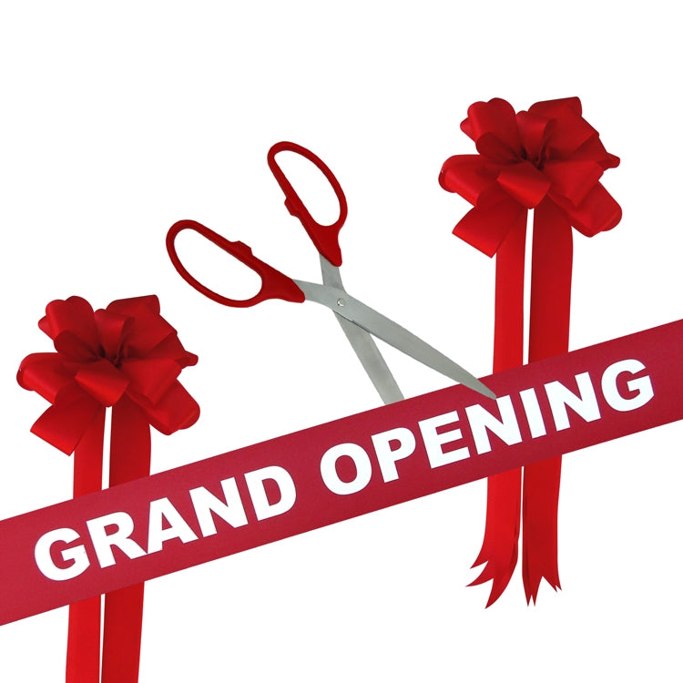 25 Ceremony Ribbon Cutting Scissors by Allures & Illusions